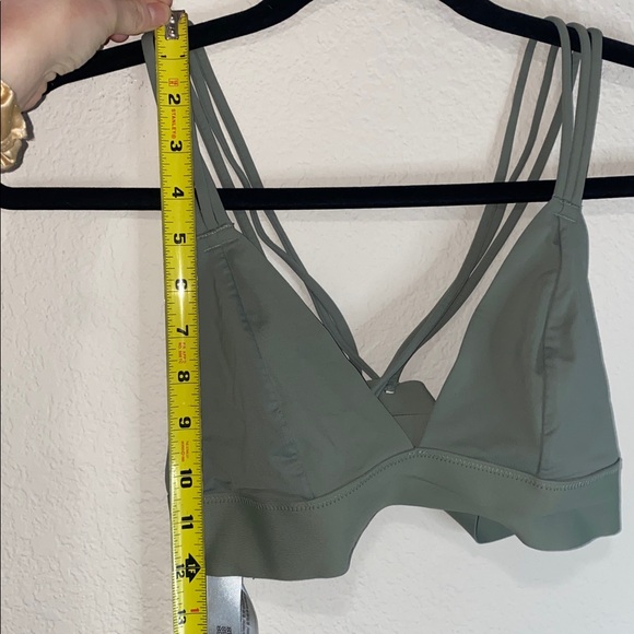 🎱Bitter Sage Green PINK Victoria Secret Bonded Bralette ! - Picture 3 of 9
